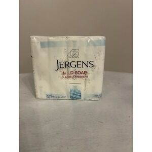 Jergens Mild Soap 1 Pack of 4 Bars New Original Sealed